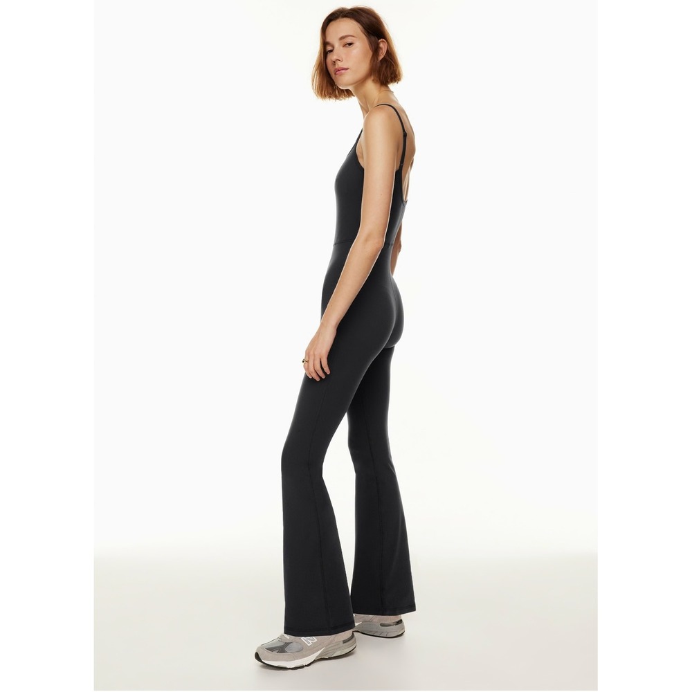 Wilfred Free Aritzia Divinity Kick Flare Leg Jumpsuit XS Minimalist Athleisure
